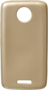 Силиконов гръб ТПУ МАТ ултра тънък за Lenovo Moto C XT1754 / Motorola Moto C XT1754 златист